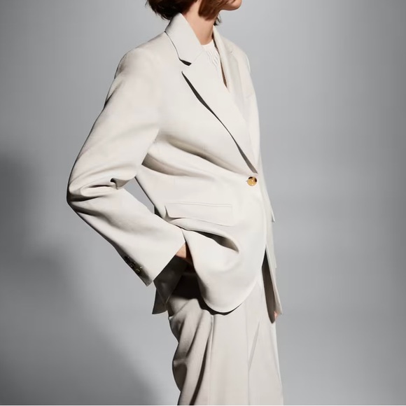 NWT Patterned suit blazer. XL. - Picture 3 of 5